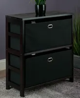 Winsome Torino -Pc Set Storage Shelf with Fabric Baskets