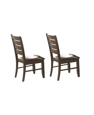 Arnaldo Slat Back Side Chairs (Set of 2)