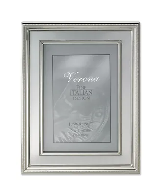 Lawrence Frames Silver Plated Metal Picture Frame - Brushed Silver Inner Panel