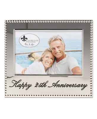 Lawrence Frames Happy 25Th Anniversary Picture Frame - 4" x 6"