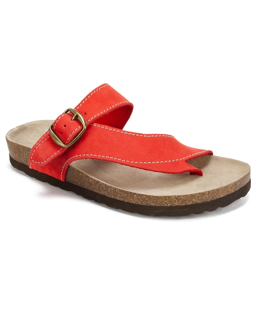 White Mountain Women's Carly Footbed Sandals