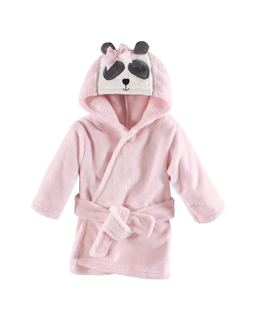 Hudson Baby Infant Plush Animal Face Bathrobe