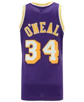 Mitchell & Ness Big Boys Shaquille O'Neal Los Angeles Lakers Hardwood Classic Swingman Jersey