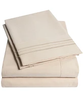 Sweet Home Collection Microfiber Queen 4-Pc Sheet Set