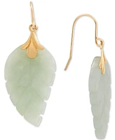 Leaf Earrings 10k Gold