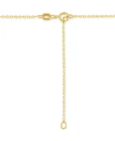 Diamond "Mommy" 18" Pendant Necklace (1/10 ct. t.w.) in 14k Gold Over Sterling Silver