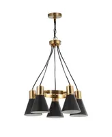 Jonathan Y Markle 22" 5-Light Led Pendant