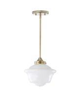 Jonathan Y Kurtz 9.5" Adjustable Drop Led Pendant