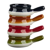 Certified International 4-Pc. Soup Crocks with Handle