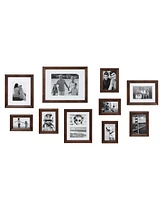 Kate and Laurel Bordeaux Gallery Wall Wood Picture Frame Set