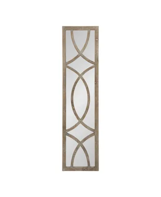 Kate and Laurel Tolland Wood Panel Wall Mirror
