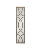 Kate and Laurel Tolland Wood Panel Wall Mirror