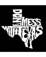 La Pop Art Mens Word T-Shirt - Dont Mess with Texas