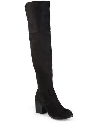 Journee Collection Women's Over The Knee Sana Boots