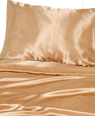 Beatrice Home Fashions Luxurious Satin -Pc. Sheet Set