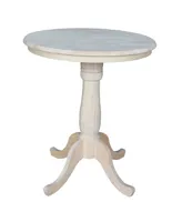 International Concepts 30" Round Top Pedestal Table