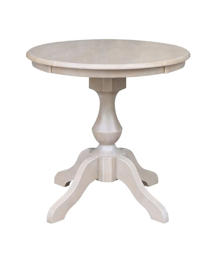 International Concepts 30" Round Top Pedestal Table- 28.9"H