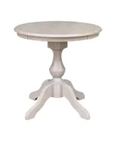 International Concepts 30" Round Top Pedestal Table- 28.9"H