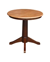 International Concepts 30" Round Top Pedestal Table- 28.9"H