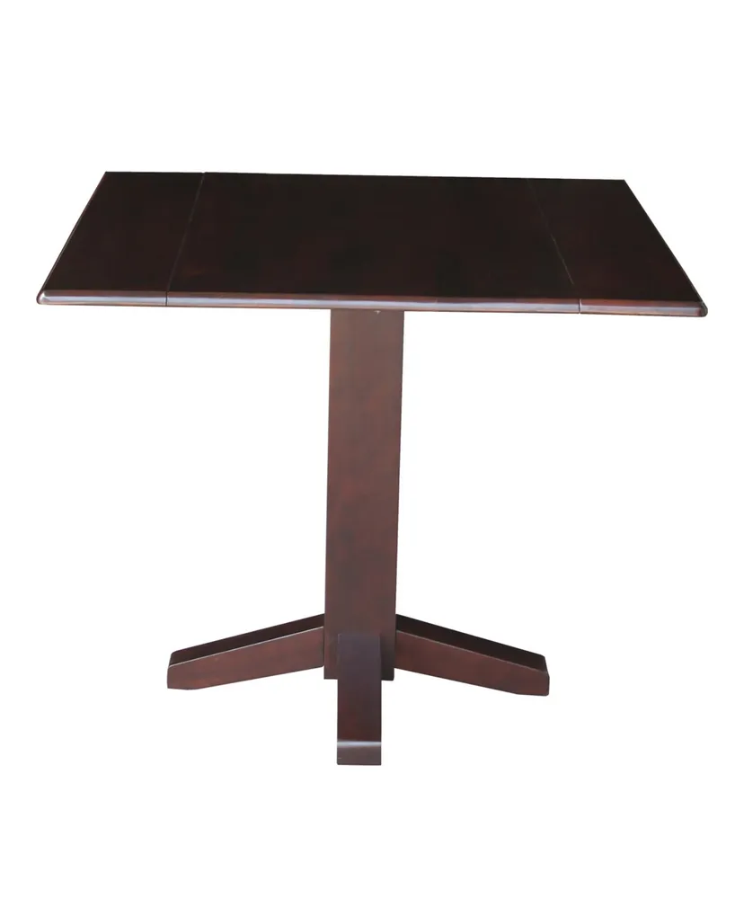 International Concepts 36" Square Dual Drop Leaf Dining Table