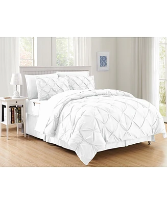 Elegant Comfort Pintuck 8-Pc. Comforter Set, Twin/Twin Xl