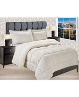 Elegant Comfort Micromink/Sherpa Reversible Down Alternative Microsuede 2 Pc Comforter Sets