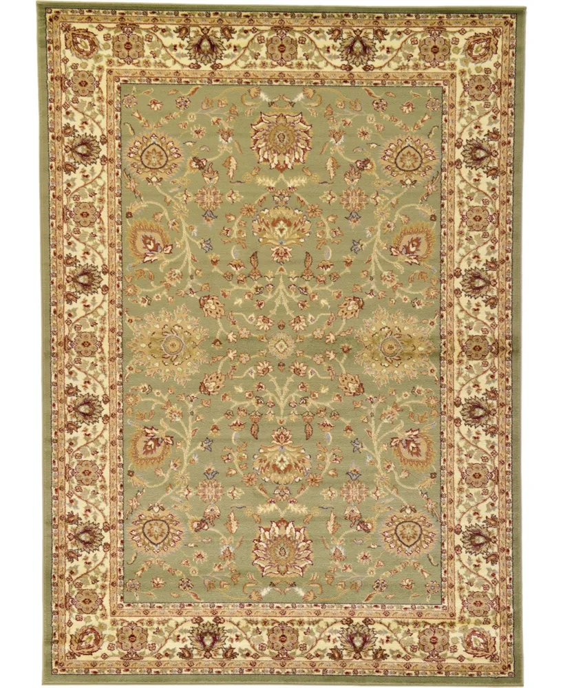 Bayshore Home Passage Psg8 Light Green 7' x 10' Area Rug