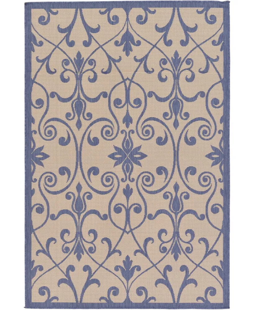 Closeout! Bayshore Home Outdoor Pashio Pas5 5' 3" x 8' Area Rug