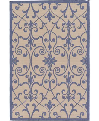 Closeout! Bayshore Home Outdoor Pashio Pas5 5' 3" x 8' Area Rug