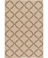 Bayshore Home Outdoor Pashio Pas5 Beige 5' 3" x 8' Area Rug