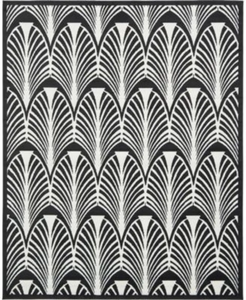 Bayshore Home Politan Pol6 Black Area Rug Collection