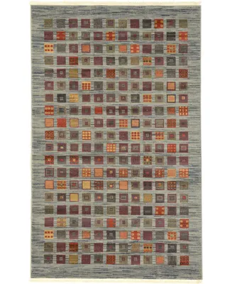 Bayshore Home Ojas Oja6 Light Blue 5' x 8' Area Rug