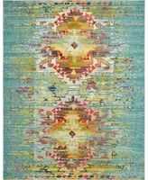 Bayshore Home Brio Bri9 Turquoise 8' x 10' Area Rug