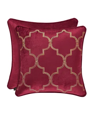 J Queen New York Maribella Embellished Decorative Pillow, 18" x 18"