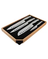 Ozeri 5-Piece Japanese Stainless Steel Knife and Sharpener Set