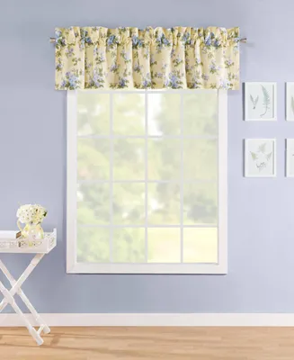 Laura Ashley Cassidy Cotton Pole Top Valance, 86" x 15"