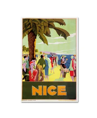 Vintage Apple Collection 'France Nice' Canvas Art - 12" x 19"