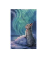 Kirk Reinert 'Aurora Bunny' Canvas Art - 12" x 19"