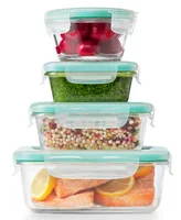 Oxo Smart Seal 12-Pc. Glass Food Storage Container Set