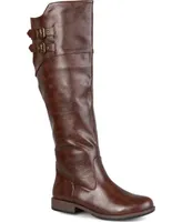 Journee Collection Women's Tori Wide Calf Knee High Riding Boots