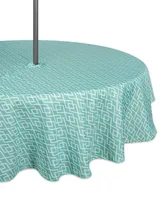 Diamond Outdoor Tablecloth with Zipper 60" Round