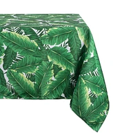 Banana Leaf Outdoor Tablecloth with Zipper 60" x 84"