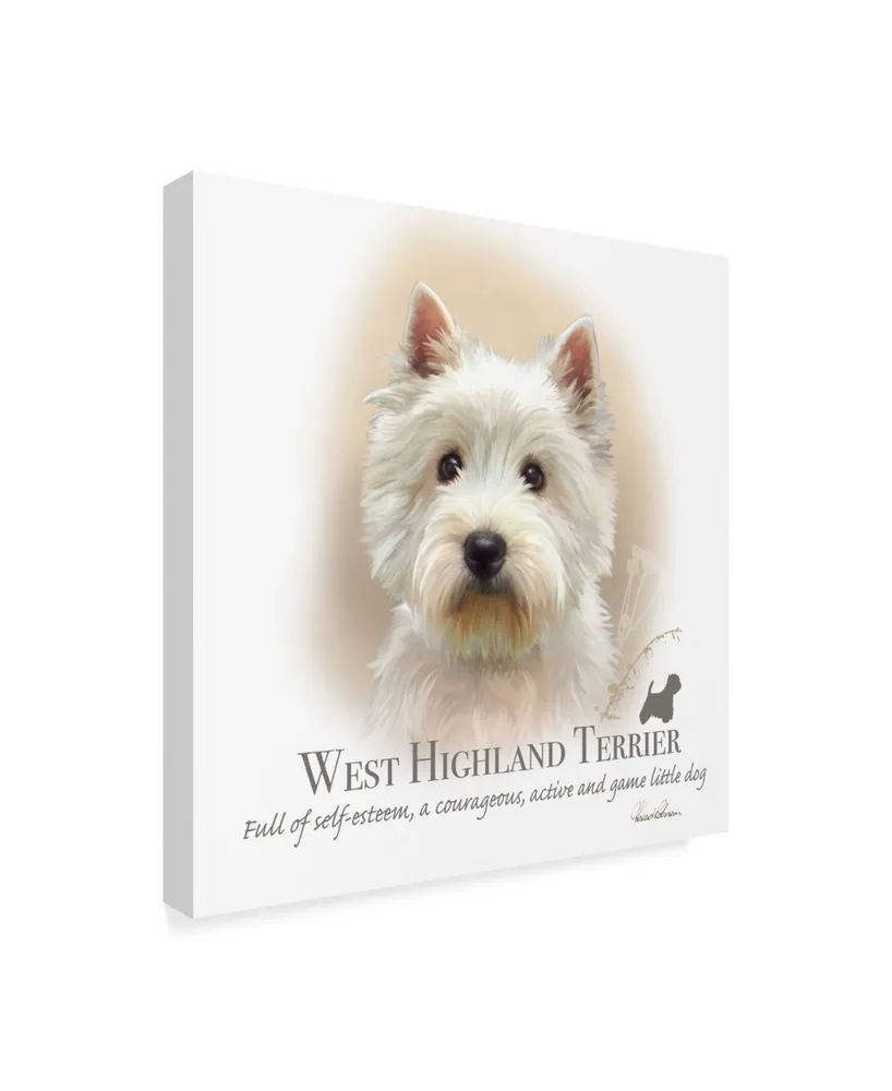 Howard Robinson 'West Highland Terrier' Canvas Art - 18" x 18"