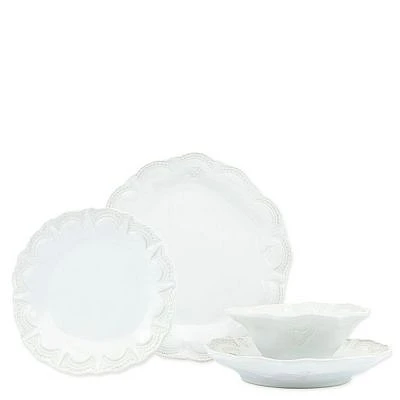Vietri Incanto Stone Lace Dinnerware Collection