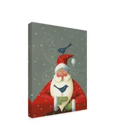 Margaret Wilson 'Santa With Bluebirds' Canvas Art