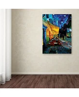 Vincent van Gogh 'Cafe Terrace' Canvas Art - 19" x 14"