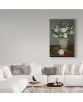 Edouard Manet 'Peonies' Canvas Art - 32" x 22"