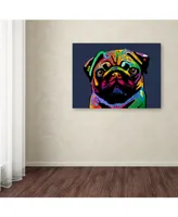 Michael Tompsett 'Pug Dog' Canvas Art - 18" x 24"
