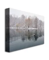 Kurt Shaffer 'Winter Goose' Canvas Art - 32" x 22"