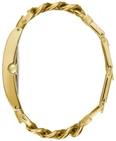 Guess Gold-Tone Stainless Steel Chain Bracelet Watch 39x47mm